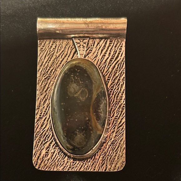 Jewelry - Brutalist design style pendant. Silver